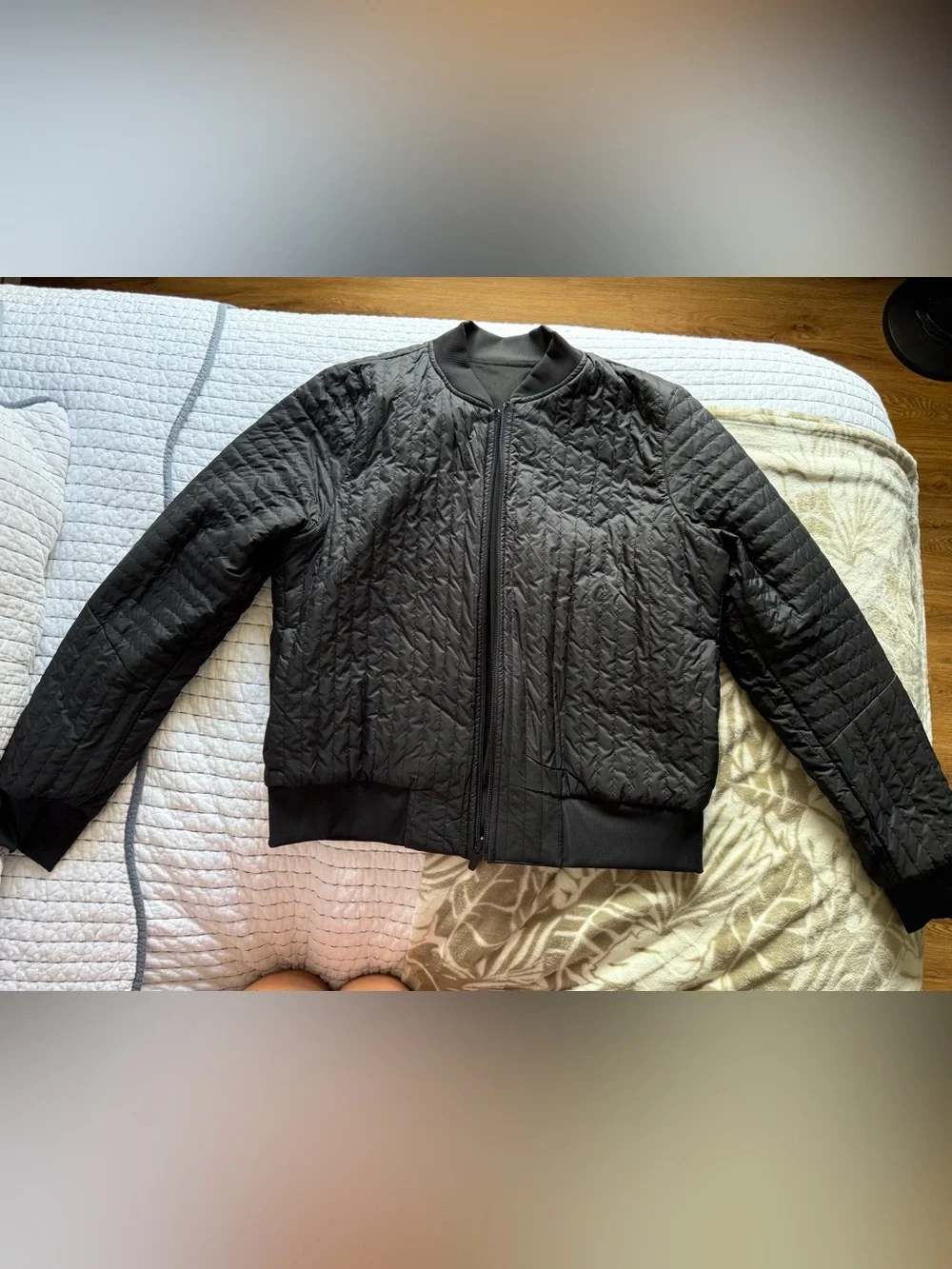 lululemon athletica Quilted Bomber Jacket - Black